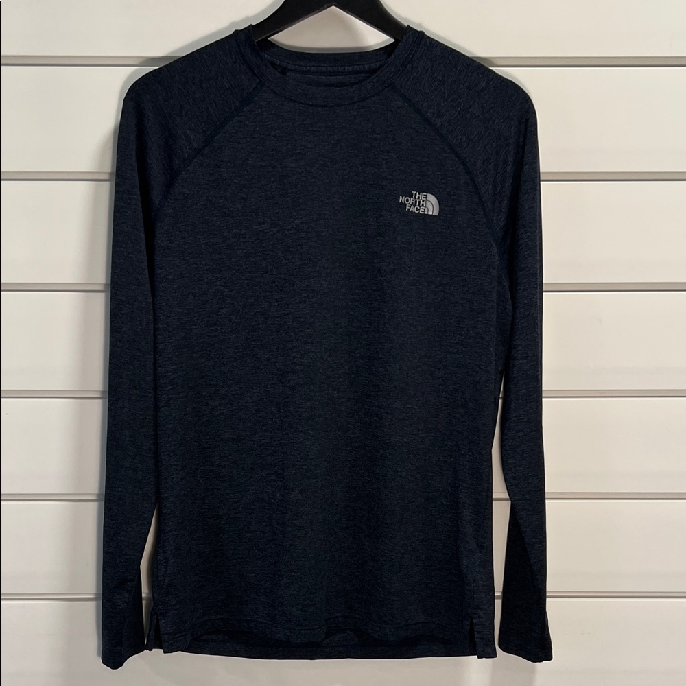 The North Face Men's Dark Blue Long Sleeve Tee